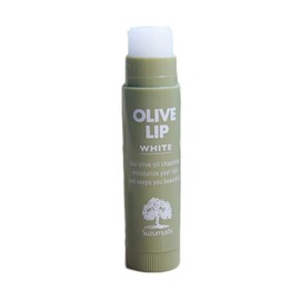 Suzumu Olive Lip Cream W (White), 0.1 oz (4 g)