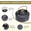 Alocs 1L Camping Kettle Teapot, Portable Camping Coffee Pot Tea