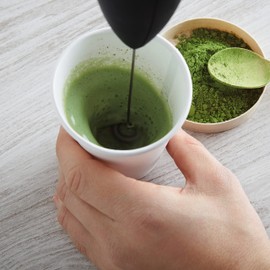 Nuwave Electric Milk Frother Handheld Set with Stand