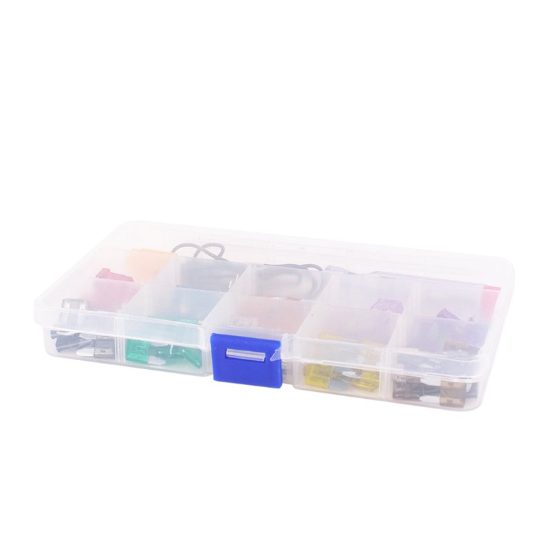 100pcs Mini Car Fuse Kit Color Coded for Ten Amps