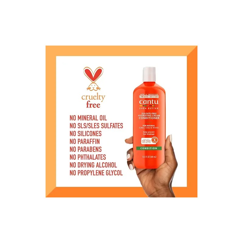 Kit Cantú Manteca De Karité Shampoo Acondicionador 400ml