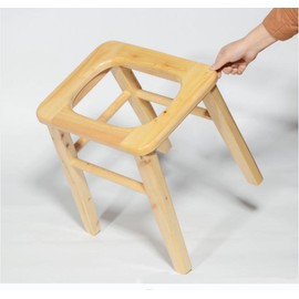 MOGUOBIN Wood Yoni Steaming Seat wooden steam Seat with four legs,Steaming Chair V Steam at Hom eattachment H 14.7in,Wood Yoni Steaming Seat for women v steam (No Steamer)