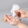 10 Pcs 30ml Transparent Travel Size Squeeze Pouches, Refillable Bottles,
