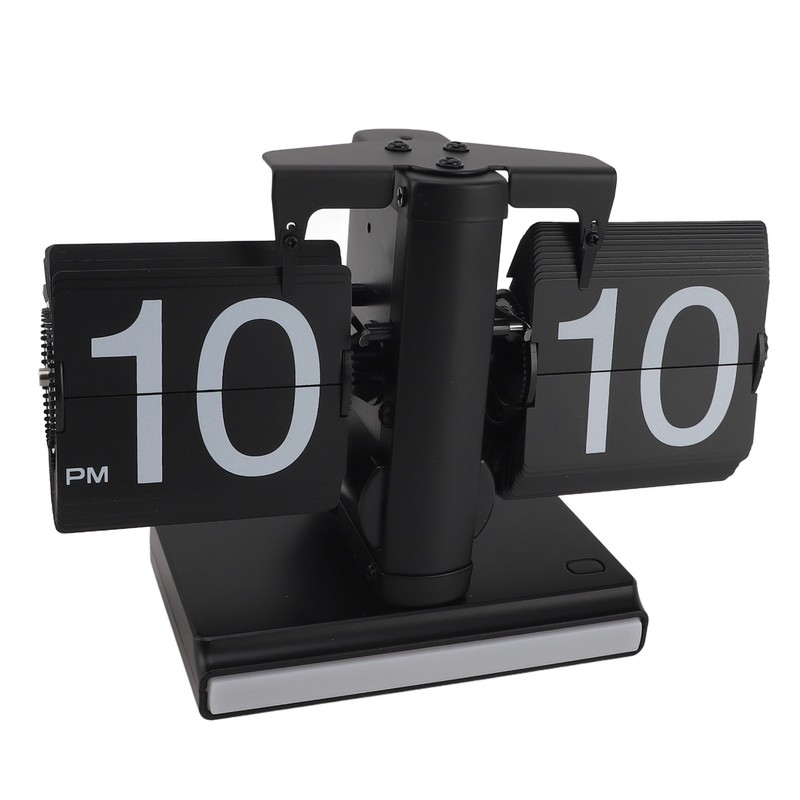 Retro Digital Flip Down Clock Battery Powered Flip Desk Clock