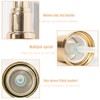 4 Packs Foundation Pump Replacement Gold Cosmetic Liquid Pump Plastic
