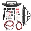 1/10 RC Metal Front Rear Bumper with LED Light Kit