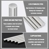 Tandefio 10 Pcs 316 Stainless Steel Round Rod, 3/16" Diameter