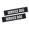 2Pack Service Dog Patches - Removable Patches with Hook Backing
