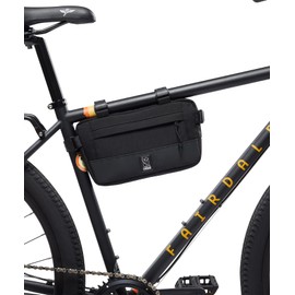 Chrome Industries Doubletrack Frame Bag, Black (Black 19-3911tcx), S, Frame Bag