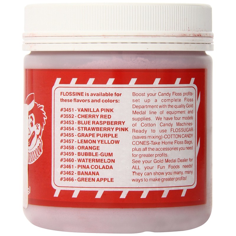 Gold Medal Flossine Can, Strawberry