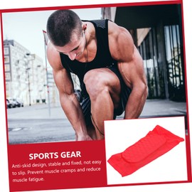 1pc Shin Guards Running Leg Sports Leg Wrap Leg Support Soccer Leg Calf Sleeve Gear Calf Brace Sports Pads Fitness Gear Men and Women Leggings Football Polyester
