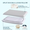YOUR MOON Cooling Memory Foam Pillow Queen Size, Soft Support