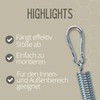 RIIJK Ceiling Hook and Oscillating Springs for a Hanging Chair,