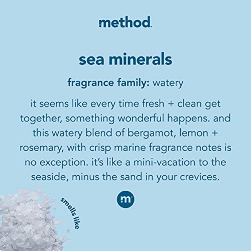 Method Foaming Hand Soap, Sea Minerals, Paraben and Phthalate Free,