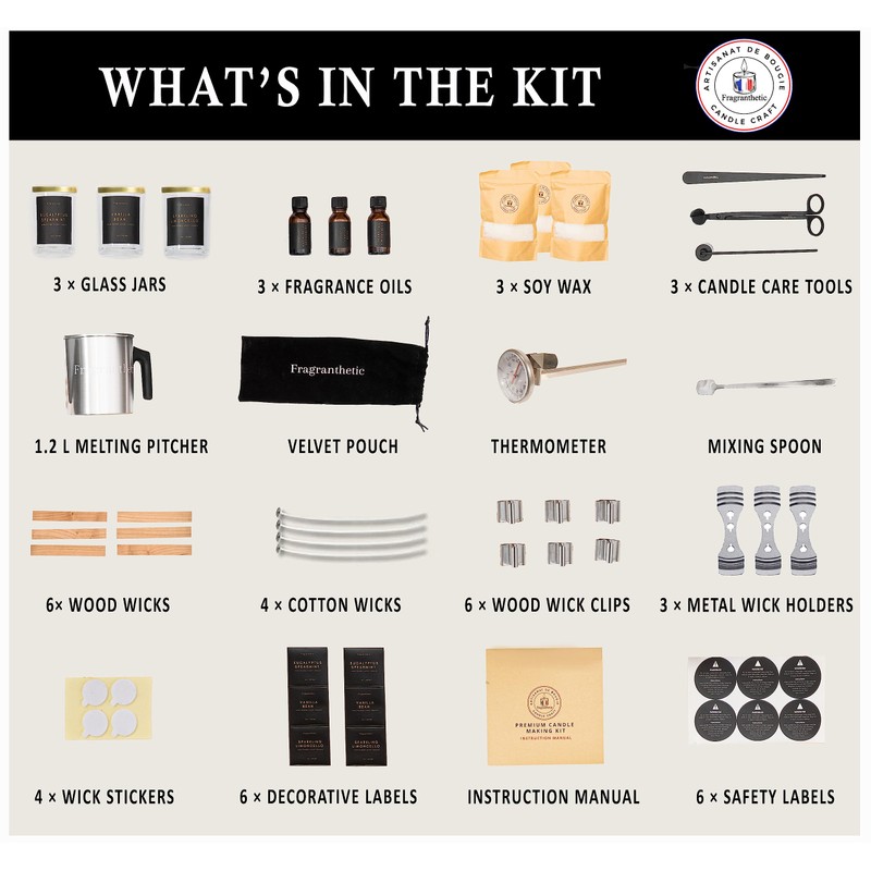 Soy Candle Making Kit for Adults - Luxury DIY Craft