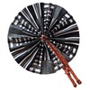 Dupsie's Koumadi African Kente Print Folding Handheld Hand Fan Hand-Crafted