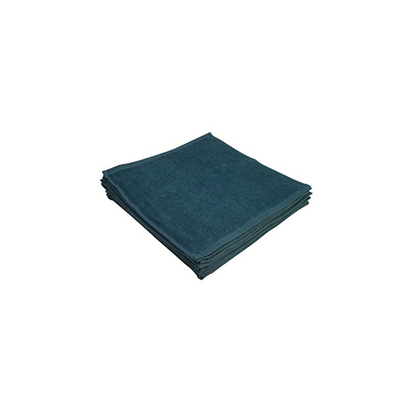 90 Momme Hand Towels, Commercial Towels, Set of 10, Green,
