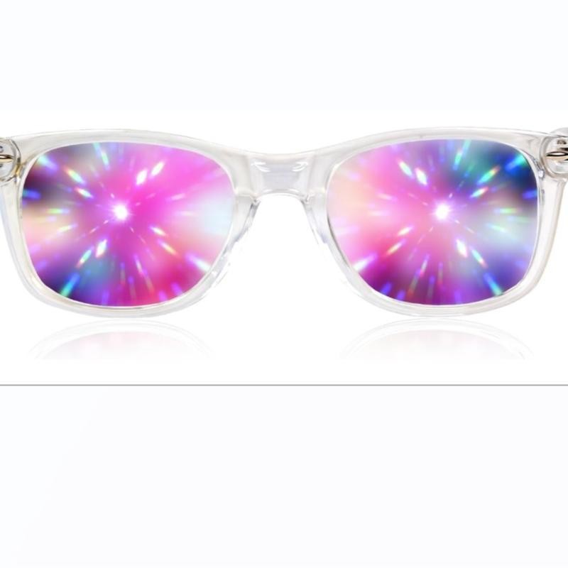 Ultimate Diffraction Glasses - Black - 3D Prism Effect EDM