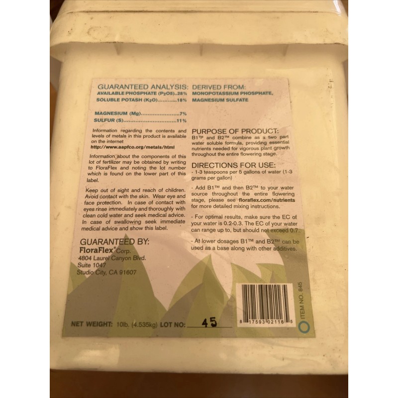 Floraflex Nutrients COMBO NUTRIENTS | BLOOM B1™ | B2™ 10