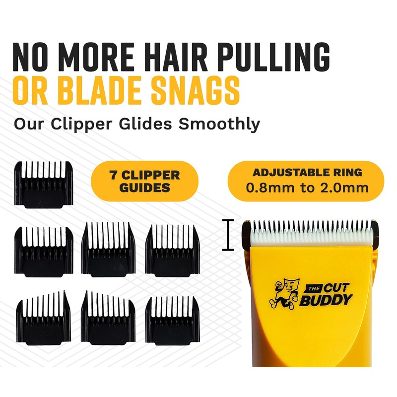 The Cut Buddy Clipper & Grooming Set, Cordless Hair &