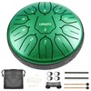 LEKATO Rain Drum for Outside, Steel Tongue Drum 6 Inch