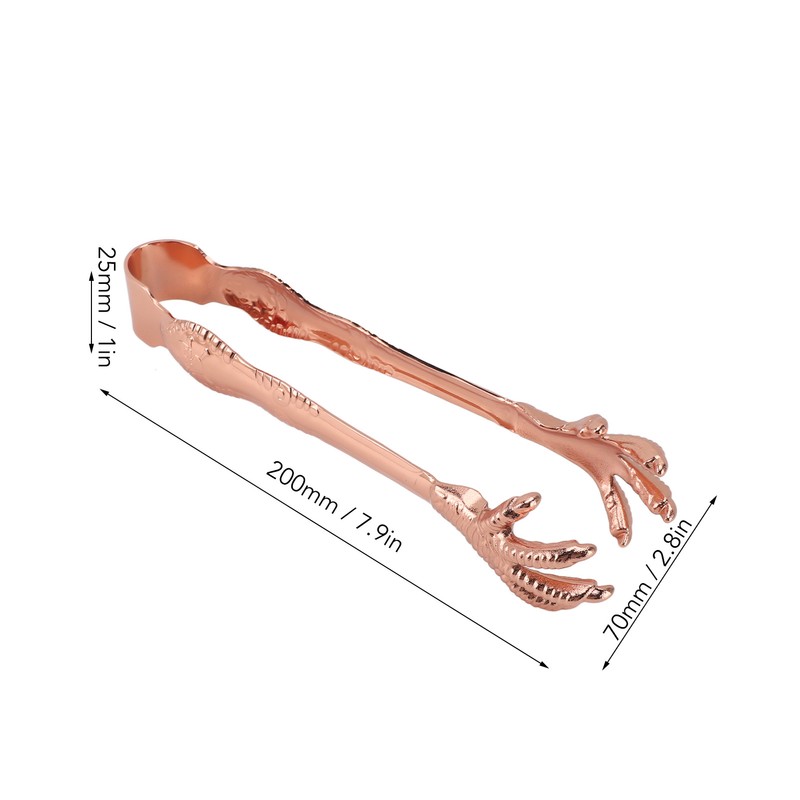 Claw Style Ice Tong Stainless Steel Hand Polished Eagle Claw