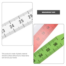Set de 2 Cintas Métricas Flexibles para Medición Precisa de Brazo y Cabeza, sin Rebabas, Tamaño de Bolsillo, para Bebés y Pequeños en Festivales y Uso Doméstico