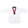 Taekwondo Uniform Striped Model Polyester Cotton with Belt Martial Arts