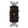 Leviton 5225 15 Amp, 120 Volt, Duplex Style Combination Single