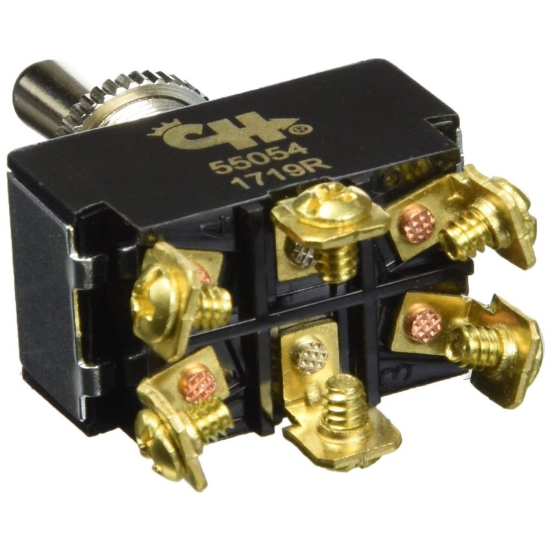 Cole Hersee 55054-BP DPDT Toggle Switch (Momentary)