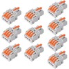AITRIP 10PCS Lever Wire Connectors，Lever Wire Connectors, Quick Wiring Cable