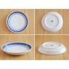 Tableware East Plate, 5.7 inches (14.5 cm), Gyokusa, Blue sou