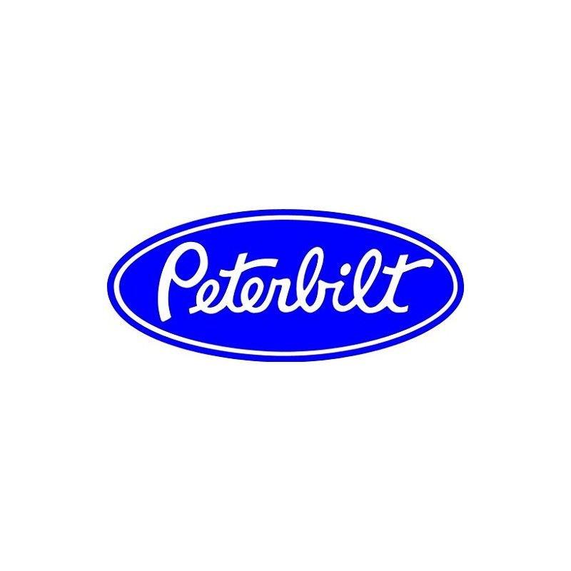 Peterbilt 14" Wide Sticker Decal in Dark Blue