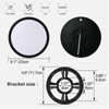 LVL LED Ceiling Light Black Shell 18W 1650lm Natural White