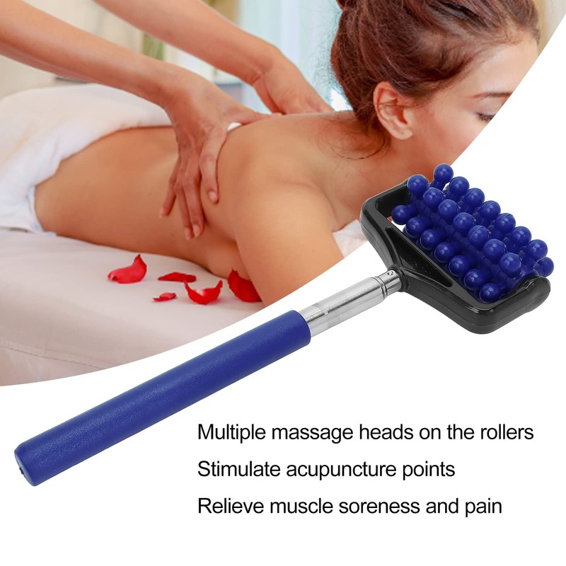 Telescopic Massage Stick, Adjustable Soreness Relief Ergonomic Handle Wear Resistant