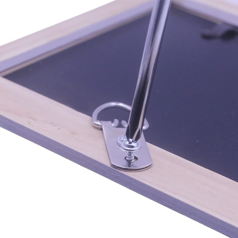 Heavy Duty D Ring Picture Hangers with Screws, Large Wide