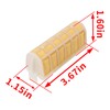 partszen 1123 120 1613 Air Filter Fit for Stihl 021