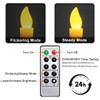 12 Set Halloween Christmas Window Candles Lights with Timer Battery