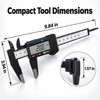 100mm-150mm Digital Caliper – Electronic Carbon Fiber Vernier Caliper with
