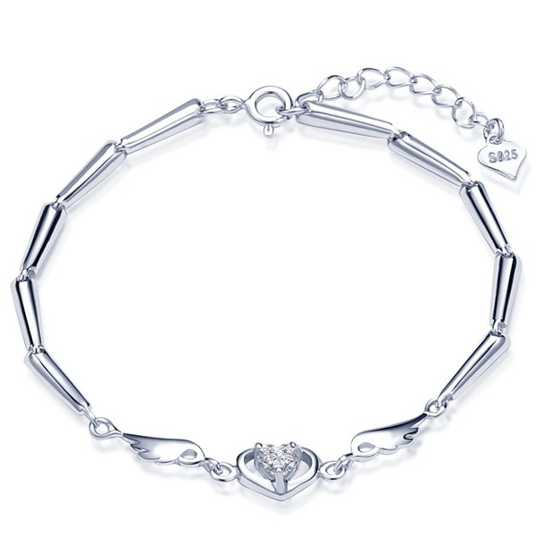 Infinite U Unique 925 Sterling Silver Cubic Zirconia Womens Link