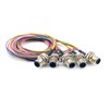 5Pcs 1.64ft M12 8 Pin A Code Male Connector Cable,