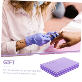 Healeved 150pcs Nail Buffer Blocks Gentle Buffing Sponge for Gel Nails for Pedicure and Manicure Easy to Use and Travel-friendly