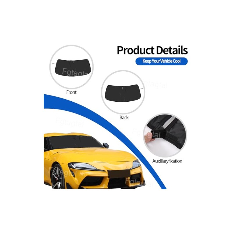 Windshield Sunshade Fit for Toyota Supra GR A90 A91 MK5