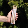 MABLE Bamboo Toothbrush Two Pack, Soft Bristle (Soft Bristle)