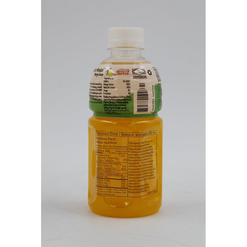 Mogu Mogu Mango Nata De Coco Juice, 10.82 Fl Oz