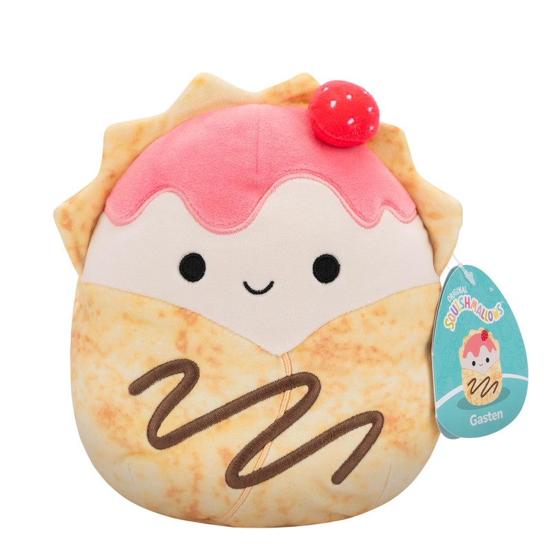 Squishmallows Original 7.5 Inch - Gasten the Strawberry Crepe