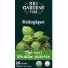 Sri Gardens Tea Green Tea Peppermint Tea Bags, 20 count