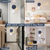 Blue And Gold Wall Clocks W/Hook 30" Large Wall Clock