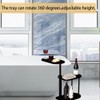 MOYUXIAO 3 Layer Bath Tub Tray Table,Bathtub Trays,Height Adjustable Bathtub