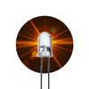 Lumetheus LED 8 mm Colour Orange 4000 mcd Pack of